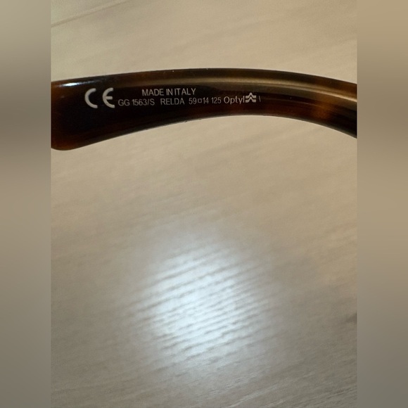 Gucci Dark Brown Rectangular Glasses - Picture 5 of 16